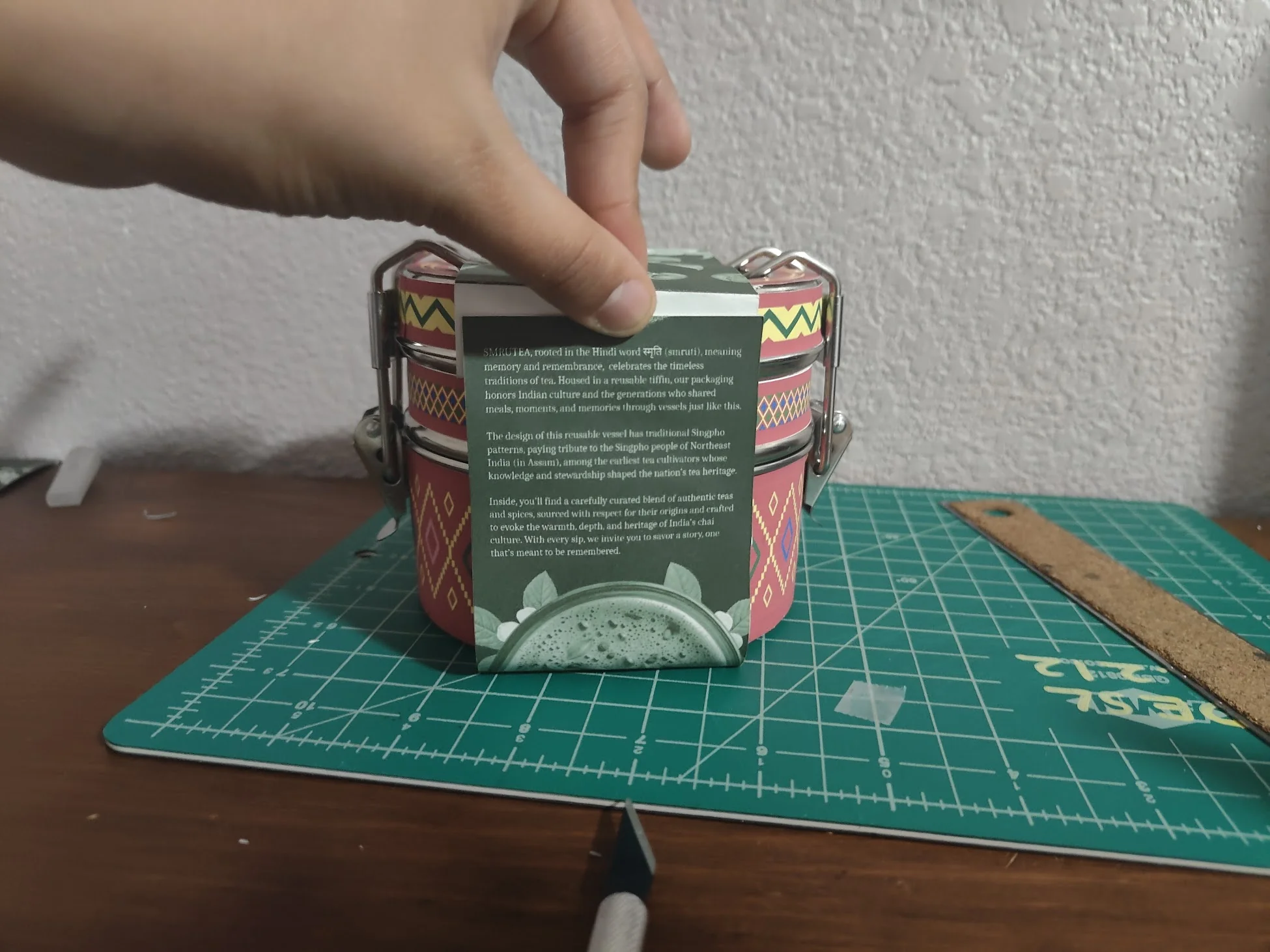 Securing with tape